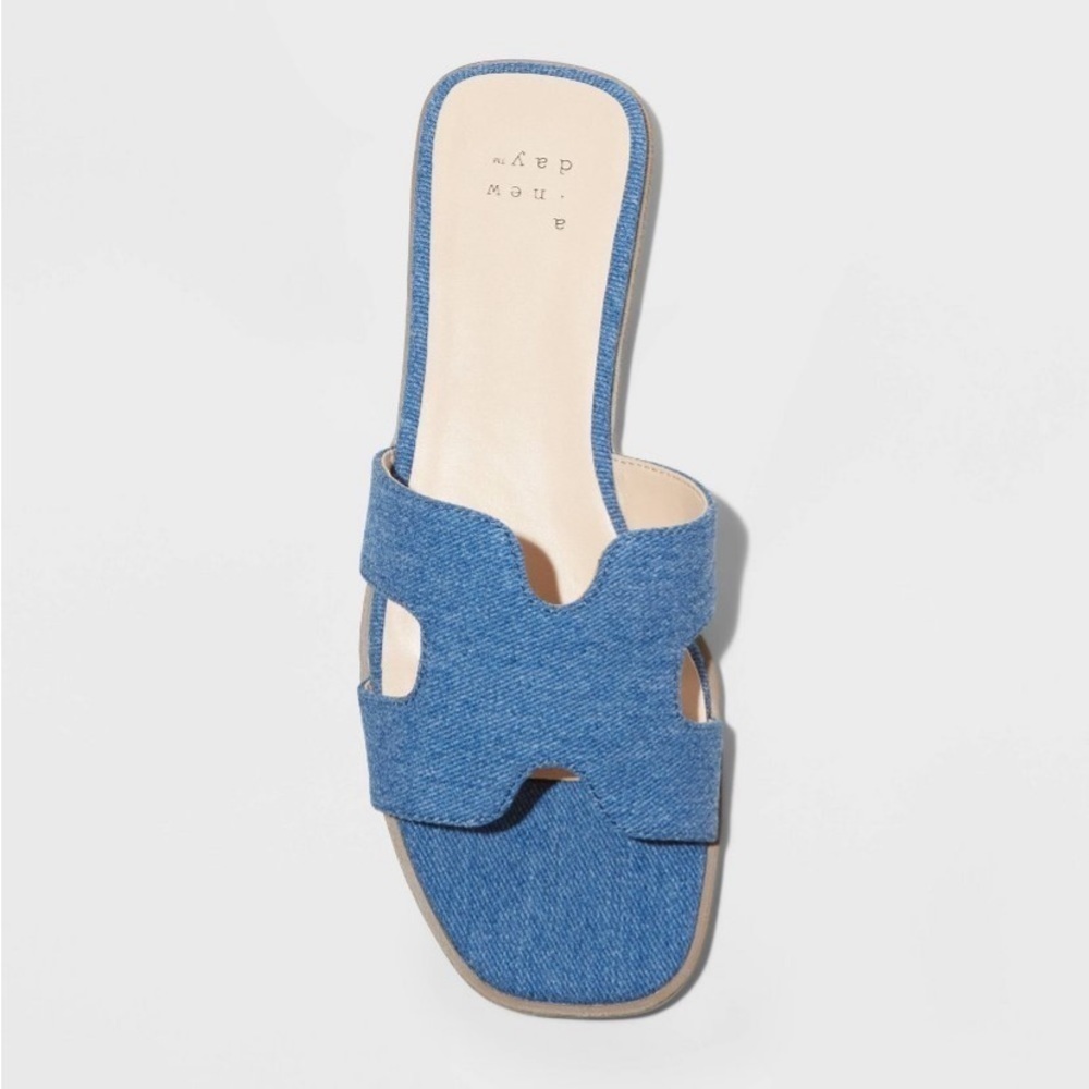 Women's Nina Slide Sandals - A New Day™
Blue Denim new - Picture 3 of 7